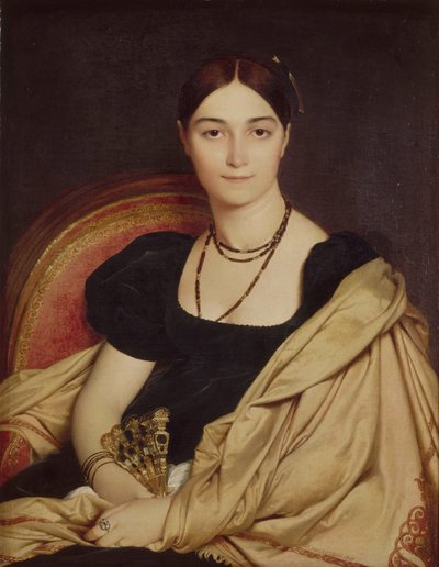 Portrét Madame Duvaucey, 1807 od Jean Auguste Dominique Ingres