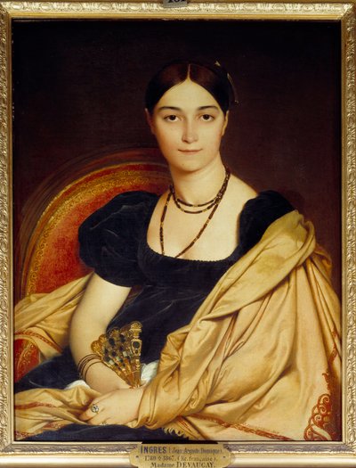 Portrét Madame de Vaucay (nebo Devaucay) rozené Nittis od Jean Auguste Dominique Ingres