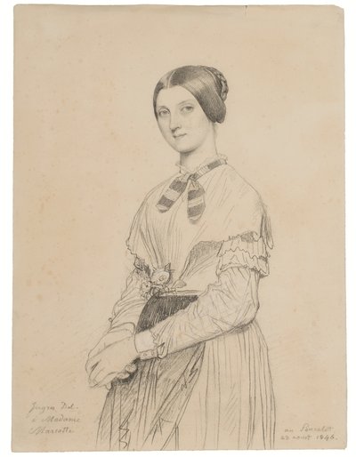 Portrét Marie Marcotte od Jean Auguste Dominique Ingres