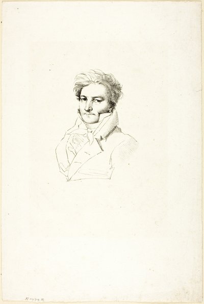 Portrét muže od Jean Auguste Dominique Ingres