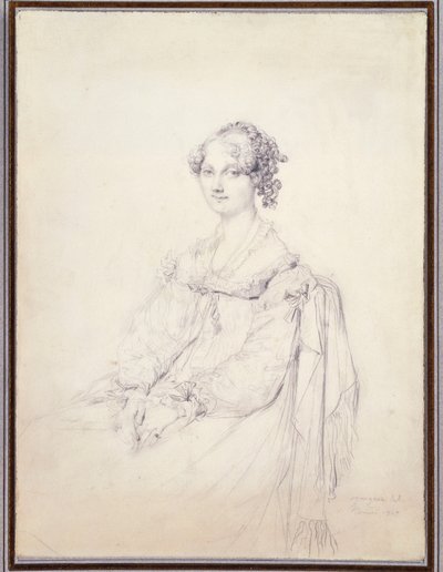 Portrét Hon. paní Fleetwoodová Pellewová od Jean Auguste Dominique Ingres