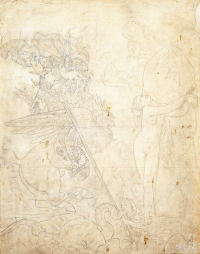 Roger a Angelique, od Jean Auguste Dominique Ingres