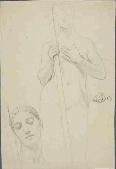 Studie od Jean Auguste Dominique Ingres