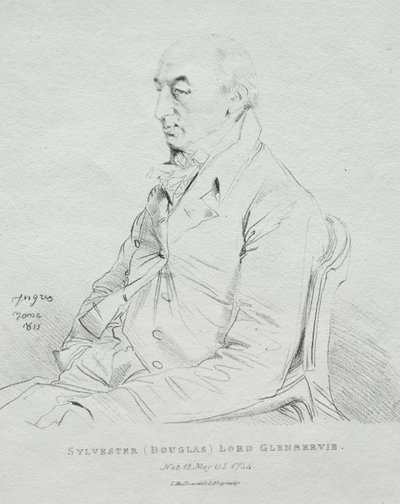 Sylvester Lord Glenbervie od Jean Auguste Dominique Ingres