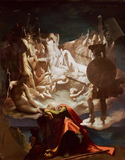 Sen o Ossianovi, 1813. od Jean Auguste Dominique Ingres