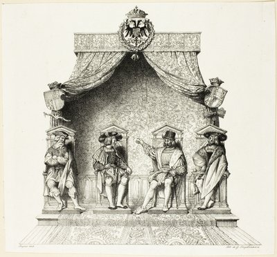 Čtyři magistráty v Besançonu od Jean Auguste Dominique Ingres