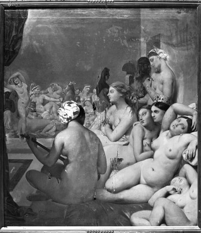 Turecké lázně, 7. října 1859 od Jean Auguste Dominique Ingres