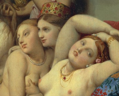 Turecké lázně od Jean Auguste Dominique Ingres