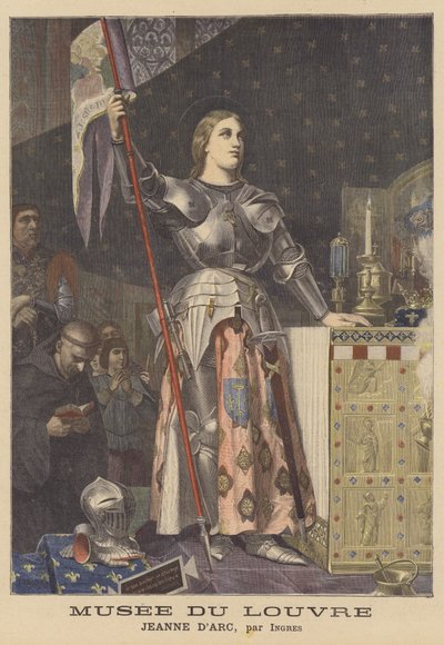 Johanka z Arku při korunovaci Karla VII. od Jean Auguste Dominique (after) Ingres