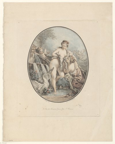 Leda a labuť od Jean Augustin Léveillé