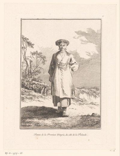 Mladá žena z Ingermanland (Ingrie) Femme de la provincie d