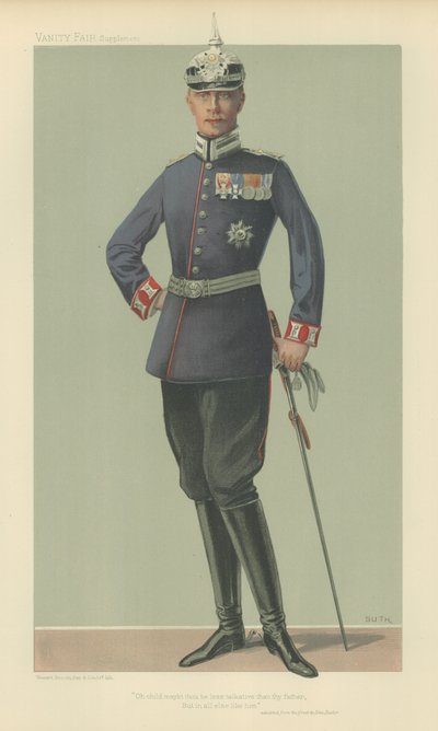 HRH korunní princ Německa (barva lito) od Jean Baptiste (after) Guth