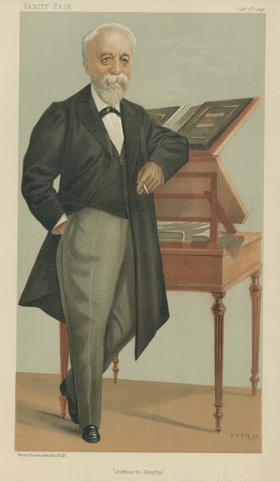 Monsieur Henri Brisson (barevné lito) od Jean Baptiste (after) Guth