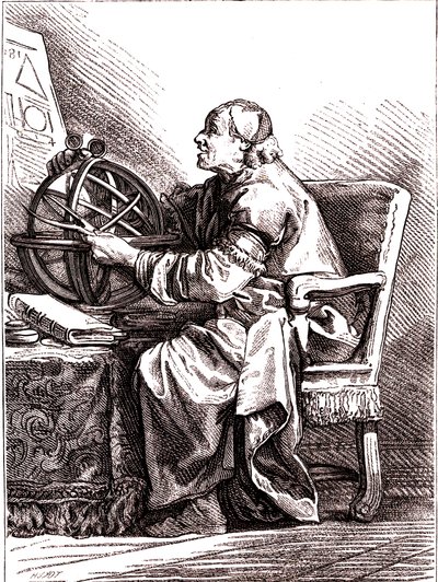 Tähtitieteilijä. 1878 (kaiverrus) od Jean Baptiste (after) Le Prince