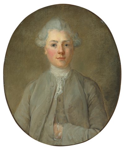Portrét mladého chlapce od Jean Baptiste (attr. to) Perronneau