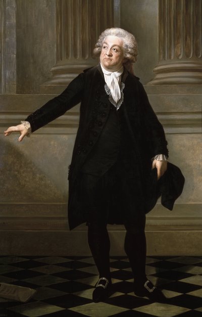 Portrét Honore Gabriela Riquetiho, hraběte z Mirabeau (olej na plátně od Jean Baptiste Adolphe Gibert