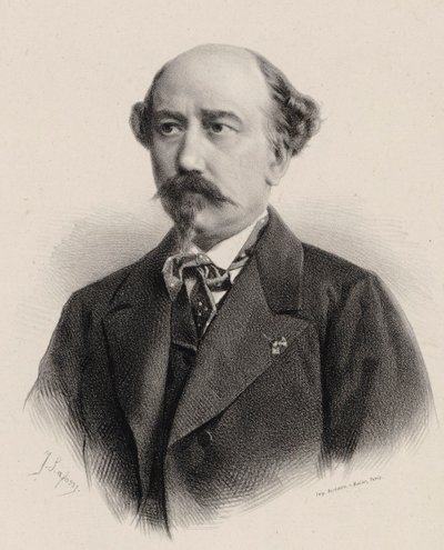 Portrét skladatele Aimé Maillarta 1817-1871. od Jean Baptiste Adolphe Lafosse