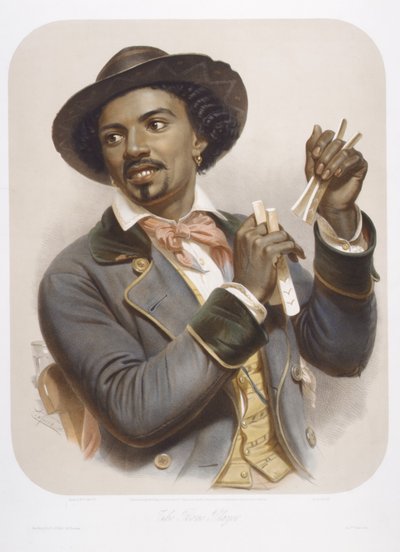 Hráč kostí, 1857. od Jean Baptiste Adolphe Lafosse