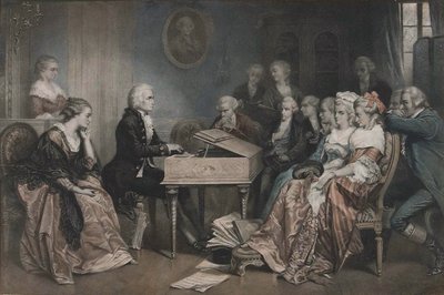 Mozart ve Vídni. od Jean Baptiste Alfred Cornilliet