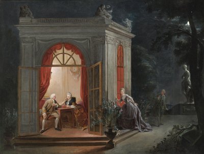 Manželská smlouva od Jean Baptiste André Gautier Dagoty
