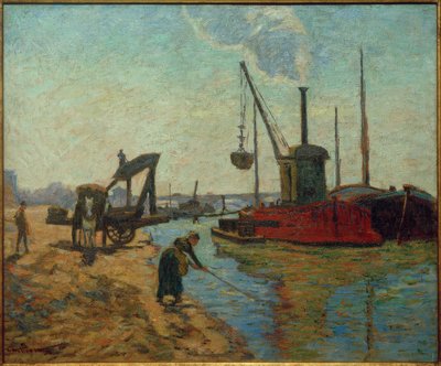 Práce na Pont National od Jean Baptiste Armand Guillaumin