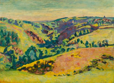 Na kopcích Sedelle, 1921 od Jean Baptiste Armand Guillaumin