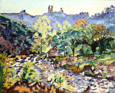 Zřícenina zámku, Crozant, asi 1905 (olej na plátně) od Jean Baptiste Armand Guillaumin