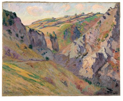 The Caverns of Prunal poblíž Pontgibaud (olej na plátně) od Jean Baptiste Armand Guillaumin