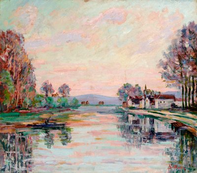 Seina na Samois, kolem roku 1900 od Jean Baptiste Armand Guillaumin