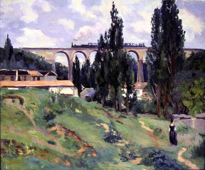 Viadukt ve Val-Fleury, Meudon (Hauts-de-Seine) od Jean Baptiste Armand Guillaumin