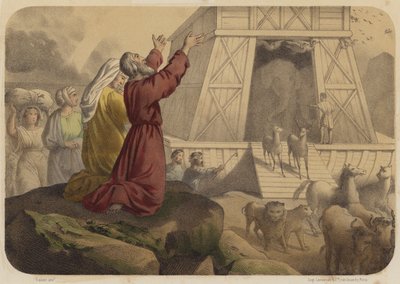 Opouštím LArche od Jean Baptiste Auguste Leloir