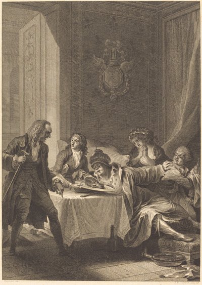 Obžerství od Jean Baptiste Blaise Simonet after Jacques Louis François Touzé