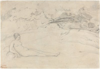 Akt ležící v krajině, 18251828. od Jean Baptiste Camille Corot