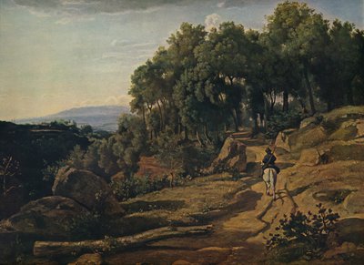 Pohled poblíž Volterry, 1838 od Jean Baptiste Camille Corot