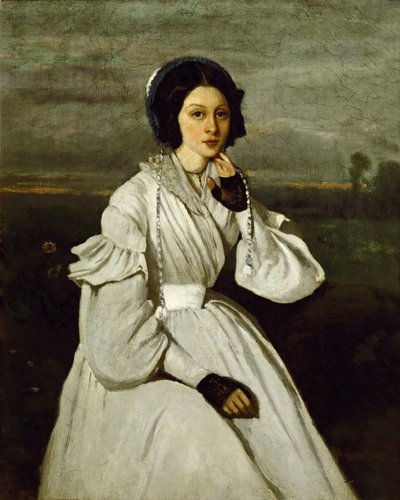 Claire Sennegon, 1837. od Jean Baptiste Camille Corot