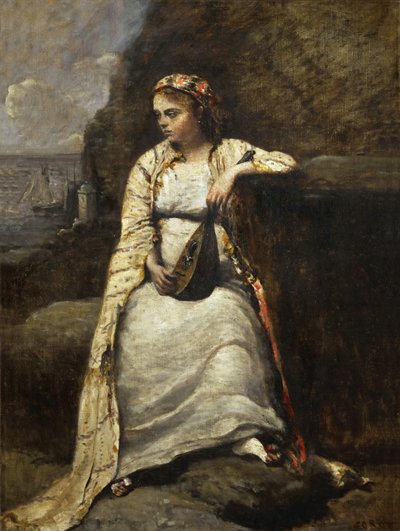 Haydee od Jean Baptiste Camille Corot