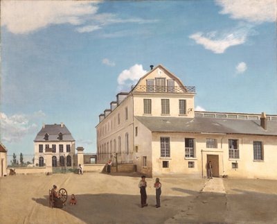 Dům a továrna pana Henryho od Jean Baptiste Camille Corot