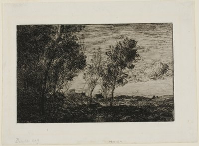 In the Dunes: Suvenýr z haagských lesů od Jean Baptiste Camille Corot