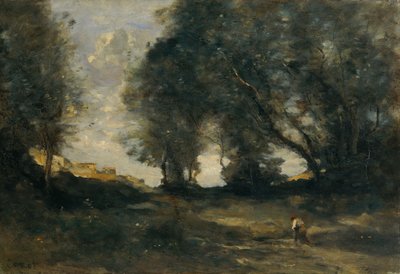 Landschaft, ca. 1860 von Jean-Baptiste-Camille Corot