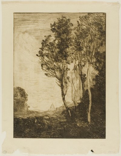 Vzpomínka na Itálii od Jean Baptiste Camille Corot