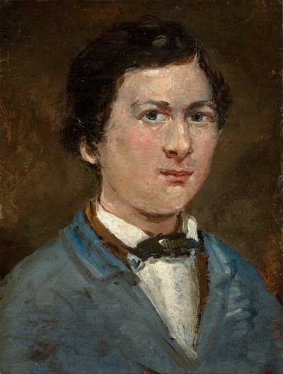 Autoportrét, c.1818-1821 od Jean Baptiste Camille Corot