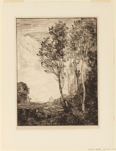 Suvenýr z Itálie od Jean Baptiste Camille Corot