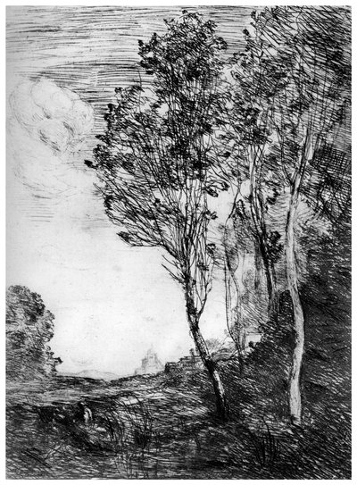Suvenýr dItalie, c1815-1865, 1924 od Jean Baptiste Camille Corot
