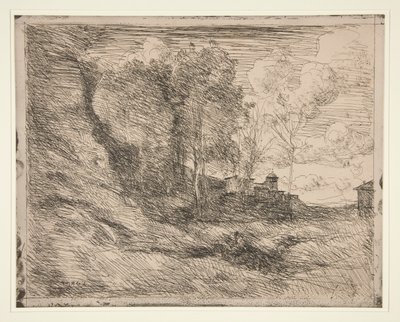 vzpomínka na od Jean Baptiste Camille Corot