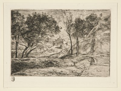 Souvenir de Toscane (vzpomínka na Toskánsko) od Jean-Baptiste-Camille Corot