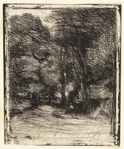 Suvenýr z Bas-Bréau od Jean-Baptiste-Camille Corot