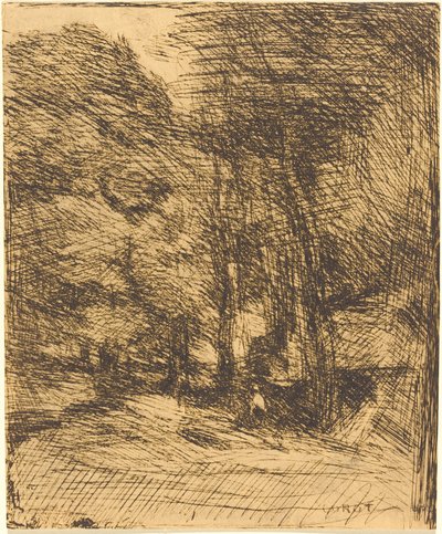 Suvenýr z Bas-Breau od Jean Baptiste Camille Corot