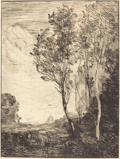 Suvenýr z Itálie od Jean Baptiste Camille Corot