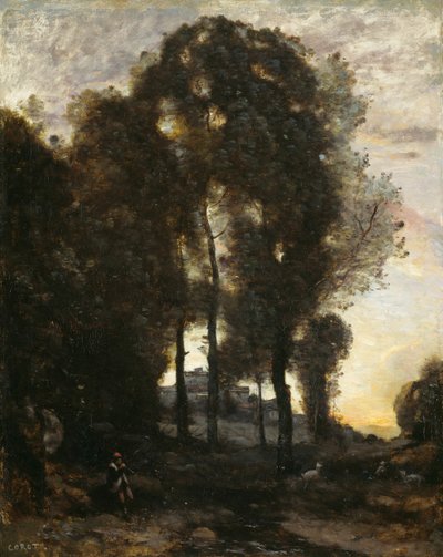 Suvenýr Itálie, 185560. od Jean-Baptiste-Camille Corot