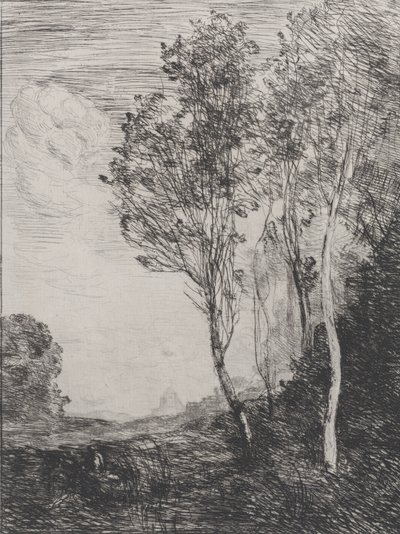 Suvenýr z Itálie Suvenýr z Itálie, 1866. od Jean Baptiste Camille Corot